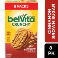 belVita Cinnamon Brown Sugar Breakfast Bars Biscuits Value Pack 8 ct