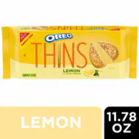Oreo Thins Lemon Creme Sandwich Cookies Family Size