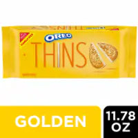OREO Thins Golden Sandwich Cookies Family Size 11.78 oz