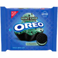 Oreo Mint Chip Chocolate Sandwich Cookies