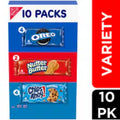 OREO CHIPS AHOY! and NUTTER BUTTER Cookies Variety Pack 10 ct