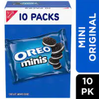 OREO Mini Chocolate Sandwich Cookies Multipack 10 ct / 1 oz