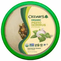 Cedar's Organic Pesto Hommus 10 oz