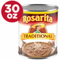 Rosarita Traditional Refried Beans, Canned Beans 30 OZ
