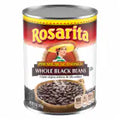 Rosarita Premium Seasoned Whole Black Beans, Canned Beans 15 OZ