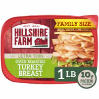 Hillshire Farm Ultra Thin Sliced Oven Roasted Turkey Breast Sandwich Meat 1 LB