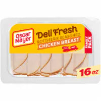 Oscar Mayer Deli Fresh Rotisserie Seasoned Chicken Breast Sliced Deli Meat Family Size 16oz