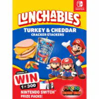 Lunchables Turkey & Cheddar Cracker Stackers with Capri Sun Juice & Gummy Worms Kids Lunch Meal Kit 9.2 OZ