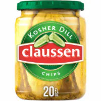 Claussen Kosher Dill Pickle Chips 20 fl oz