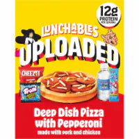 Lunchables Uploaded Pepperoni Deep Dish Pizza Kids Lunch Meal Kit 15.12 OZ