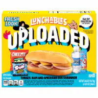 Lunchables Uploaded Sub Meal Kit Box Turkey Ham & American