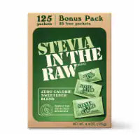 Stevia In The Raw Zero Calorie Sweetener, 125ct Packets