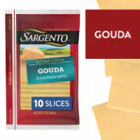 Sargento® Sliced Gouda Natural Cheese 7 oz