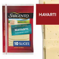 Sargento® Havarti Sliced Cheese 10 Slices / 7 oz