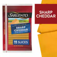 Sargento® Sharp Cheddar Sliced Cheese 11 Slices / 8 oz