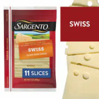 Sargento® Swiss Sliced Cheese 11 Slices / 7 oz