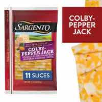 Sargento® Colby Pepper Jack Sliced Cheese 11 Slices / 7.5 oz