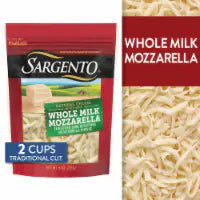 Sargento® Whole Milk Mozzarella Shredded Cheese 8 oz