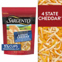 Sargento® Off the Block 4 State Cheddar® Shredded Cheese 7.5 oz