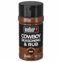 Weber Cowboy Seasoning & Rub, Kosher, Gluten Free 3.2 oz
