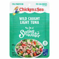 Chicken of the Sea® Wild Caught Light Tuna in Spring Water Pouch 2.5 oz