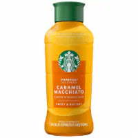 Starbucks Iced Espresso Beverage Caramel Macchiato Bottled Coffee Drink 40 fl oz