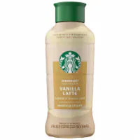 Starbucks Vanilla Latte Iced Espresso Bottled Coffee Drink 40 fl oz