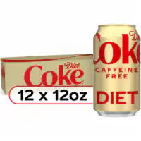 Diet Coke® Caffeine-Free Soda Cans 12 pk / 12 fl oz