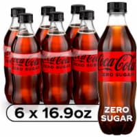 Coca-Cola® Zero Sugar Soda Bottles 6/ 16.9oz