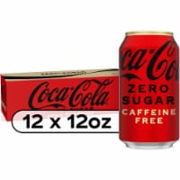 Coca-Cola® Zero Sugar Caffeine Free Soda Cans 12 /12oz