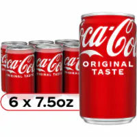 Coca-Cola® Soda Mini Cans 6 / 7.5oz
