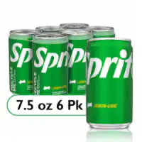 Sprite® Lemon Lime Caffeine Free Soda Mini Cans 7.5oz / 6pack