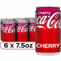 Coca-Cola® Cherry Soda Mini Cans 6 / 7.5oz