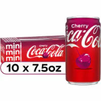 Coca-Cola® Cherry Soda Mini Cans 10 pk / 7.5 fl oz