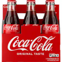 Coca-Cola® Cane Sugar Glass Bottles Multipack 6 pk / 8 fl oz