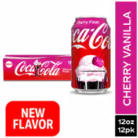 Coca-Cola® Cherry Float Soda Cans 12 pk / 12 fl oz