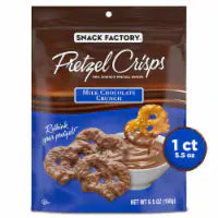 Snack Factory® Pretzel Crisps Milk Chocolate Covered Pretzels 5.5 oz