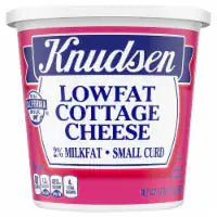 Knudsen Small Curd 2% Milk Fat Low Fat Cottage Cheese 24 oz Tub