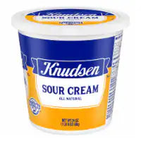Knudsen All Natural Sour Cream 24 OZ (1 LB 8 OZ) 680g
