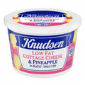 Knudsen Low Fat Small Curd Cottage Cheese & Pineapple 2% Milkfat 16 Ounce