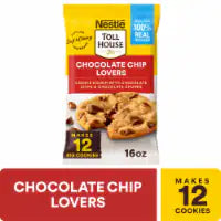 Nestle Toll House Chocolate Chip Lovers Cookie Dough Ready to Bake Cookie Dough 16 OZ