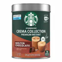 Starbucks® Crema Collection Molten Chocolate Flavored Instant Coffee 7.12 OZ