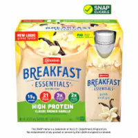 Carnation Breakfast Essentials High Protein Ready to Drink Vanilla Protein Shake Multipack 6 pk / 8 fl oz