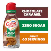 Coffee mate Zero Sugar Chocolate Caramel Liquid Coffee Creamer 32 FL OZ