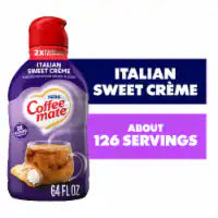 Coffee mate Italian Sweet Crème Flavored Coffee Creamer Gluten-Free 64 fl oz