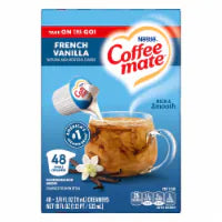 Coffee mate French Vanilla Flavored Coffee Creamer Singles Non-Dairy Creamer 48 count