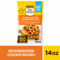 Nestle Toll House Peanut Butter Chocolate Chip Ready to Bake Cookie Dough 14 oz