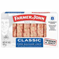 Farmer John Classic Pork Sausage Links 8 oz