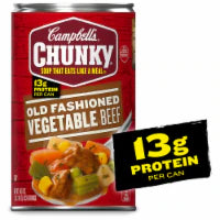 Campbell's Chunky Old Fashioned Vegetable Beef Soup 18.8 Oz Can