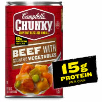 Campbell's Chunky Beef Soup with Country Vegetables 18.8 Oz Can